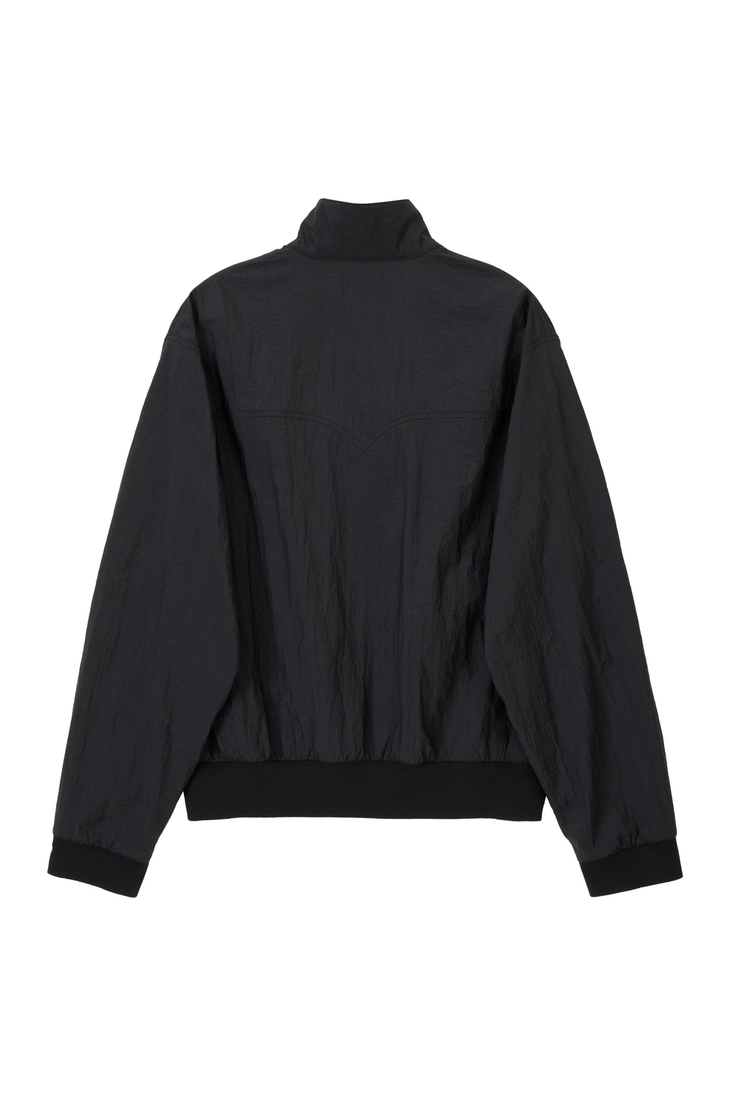 LIGHT STAND-COLLAR BLOUSON BLACK