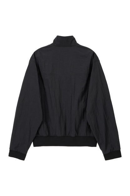 LIGHT STAND-COLLAR BLOUSON BLACK