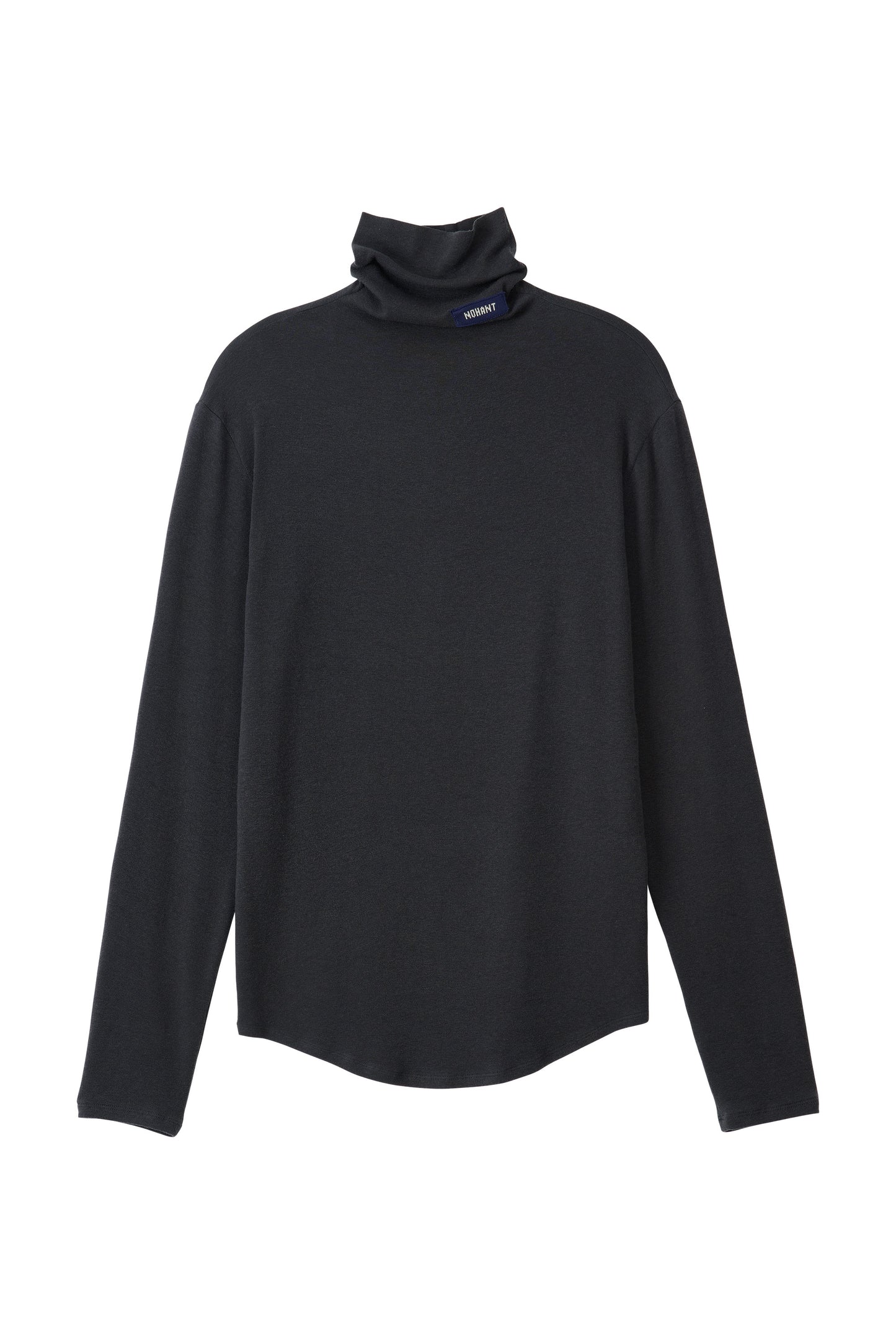 SOFT TURTLENECK T-SHIRT CHARCOAL