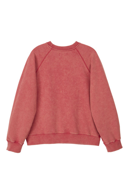 LONELY/LOVELY 90’s WASHED SWEATSHIRT RED