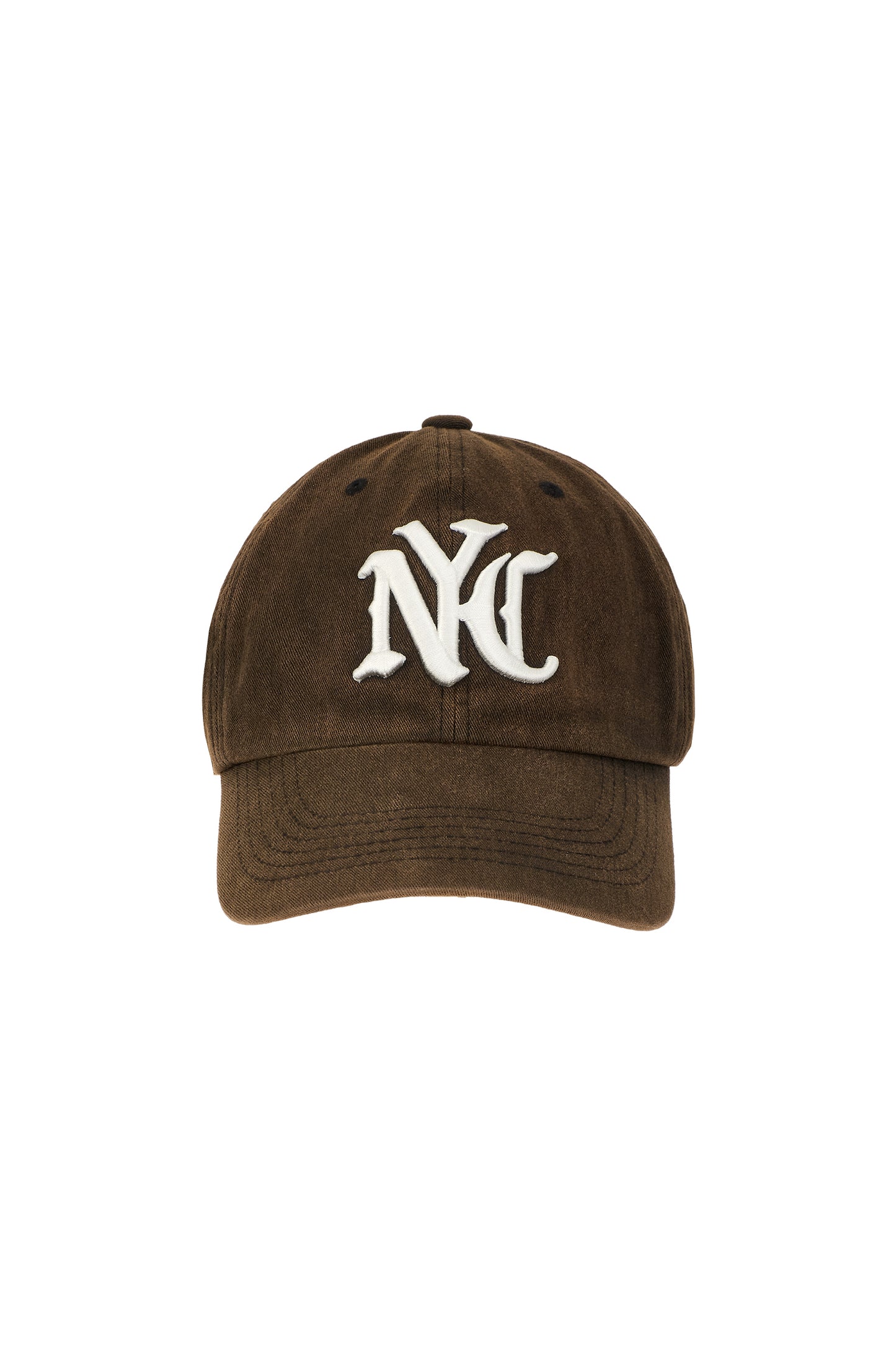 NYC SALT WASHING BALL CAP BROWN