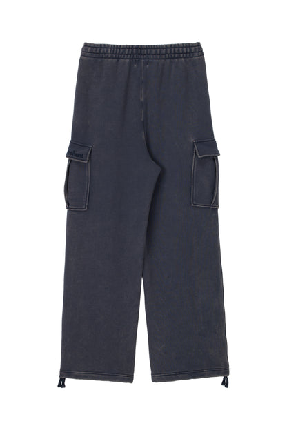 WASHED CARGO SWEAT PANTS NAVY