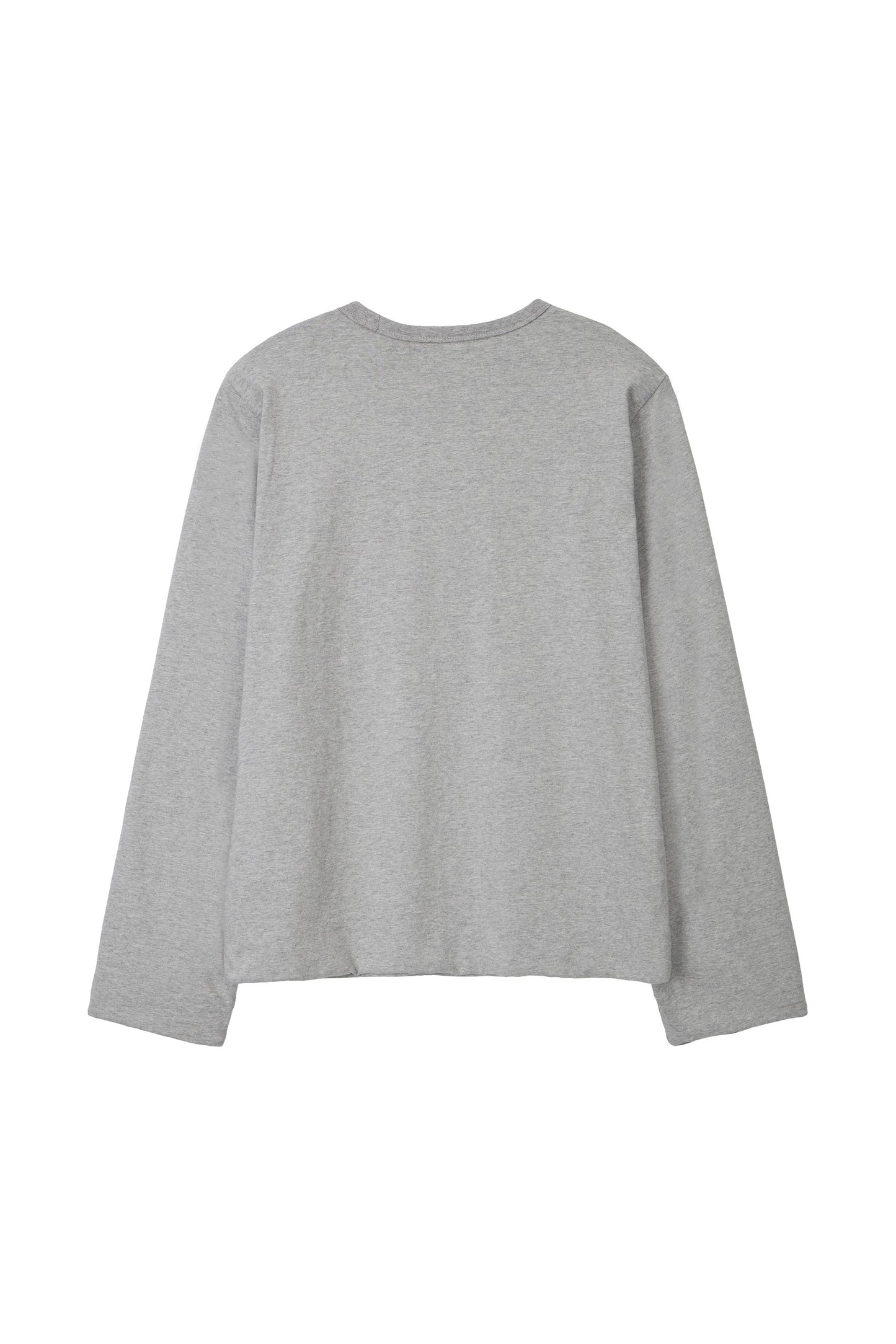LONELY/LOVELY REVERSIBLE LONG SLEEVE T-SHIRT GRAY