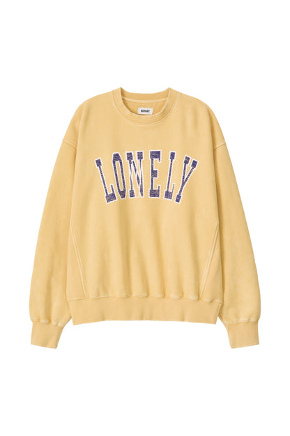 LONELY/LOVELY WASHED SWEATSHIRT MUSTARD