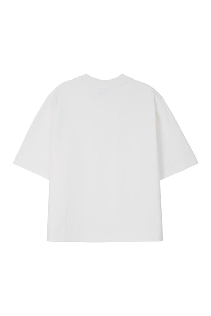 LONELY/LOVELY STRUCTURED T-SHIRT WHITE