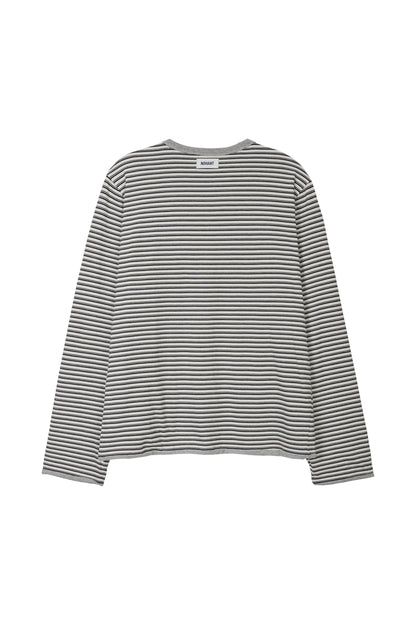 LONELY/LOVELY REVERSIBLE LONG SLEEVE T-SHIRT GRAY