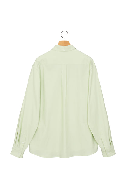 RELAXED POPLIN SHIRT LIGHT MINT