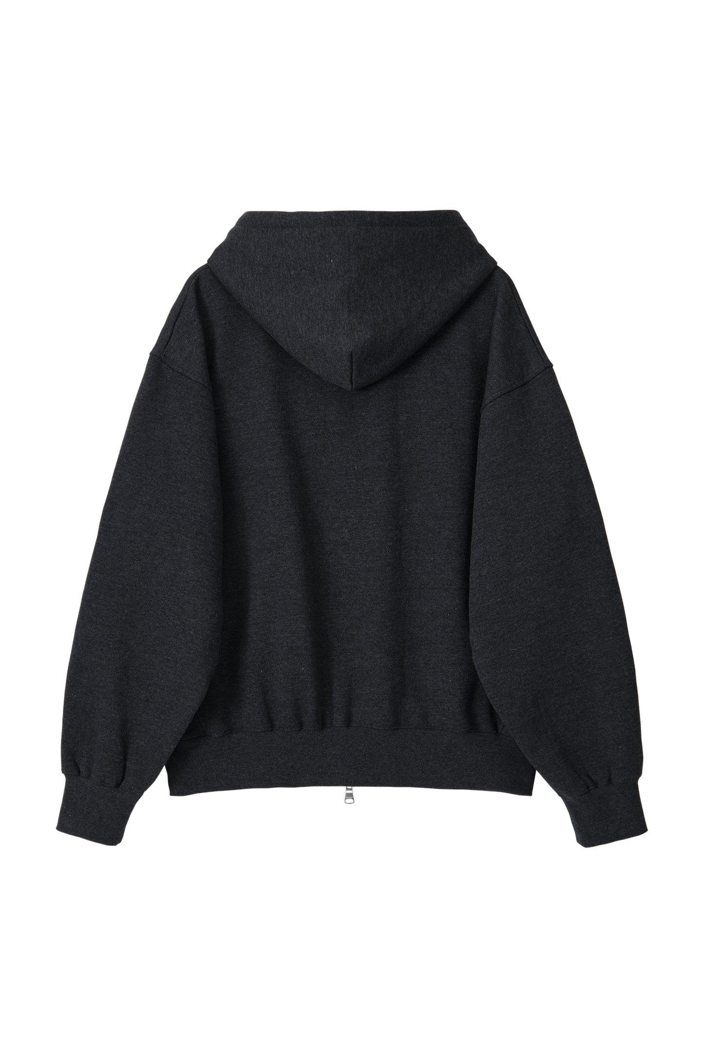 LONELY/LOVELY FLUFF HOODIE ZIP-UP CHARCOAL
