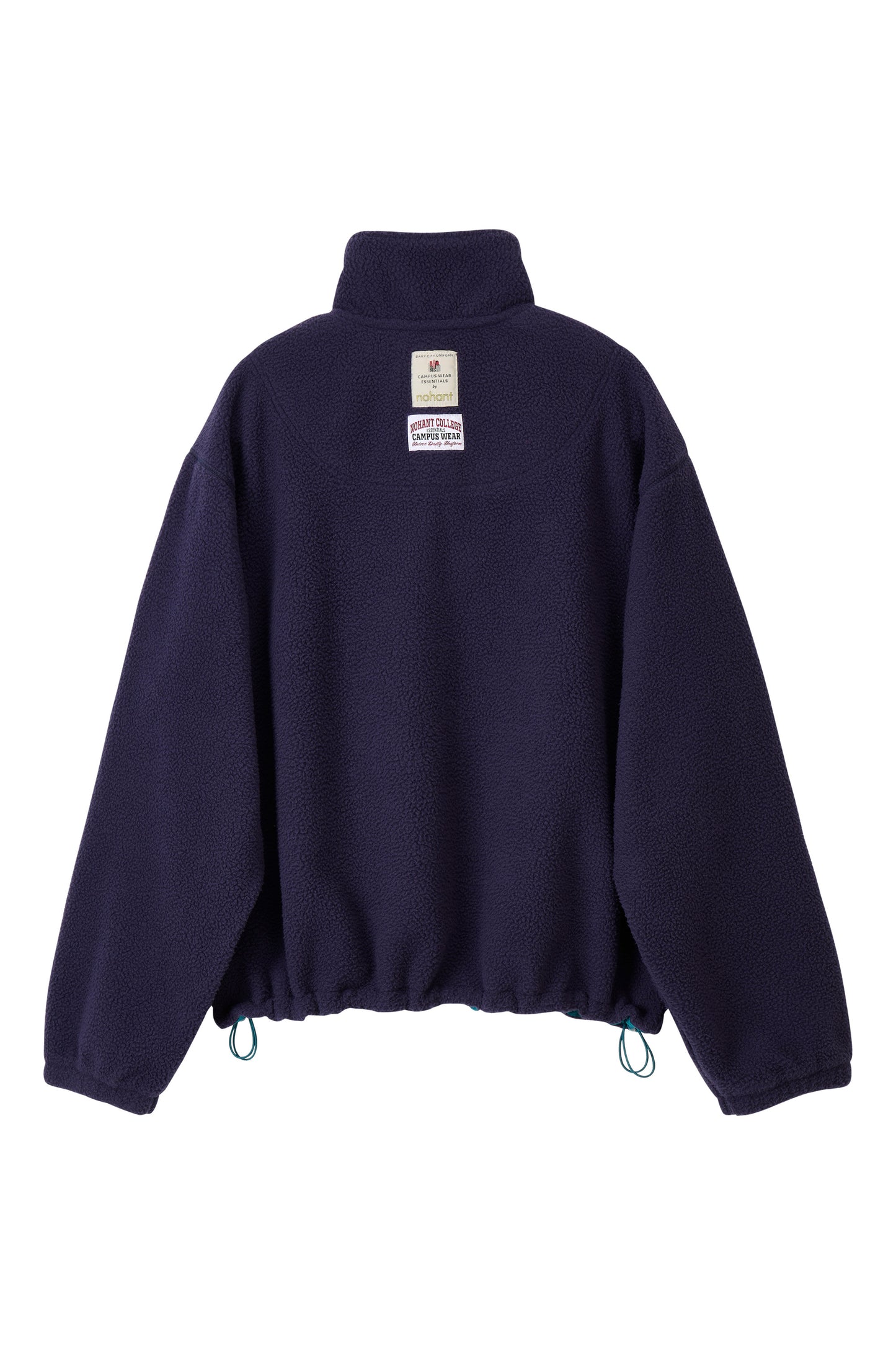 COLOR BLOCK HALF-ZIP FLEECE NAVY