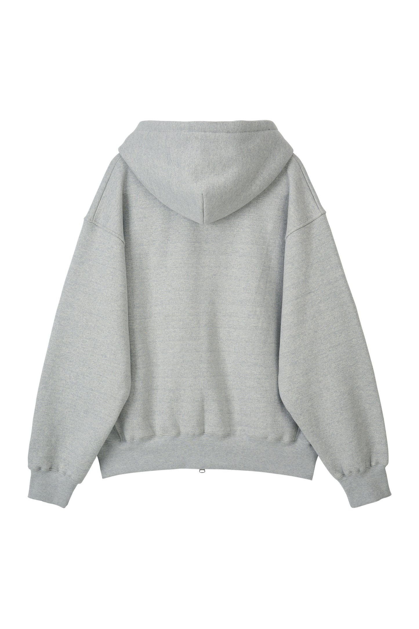 HEAVYWEIGHT ARGYLE HOODIE ZIP-UP GRAY