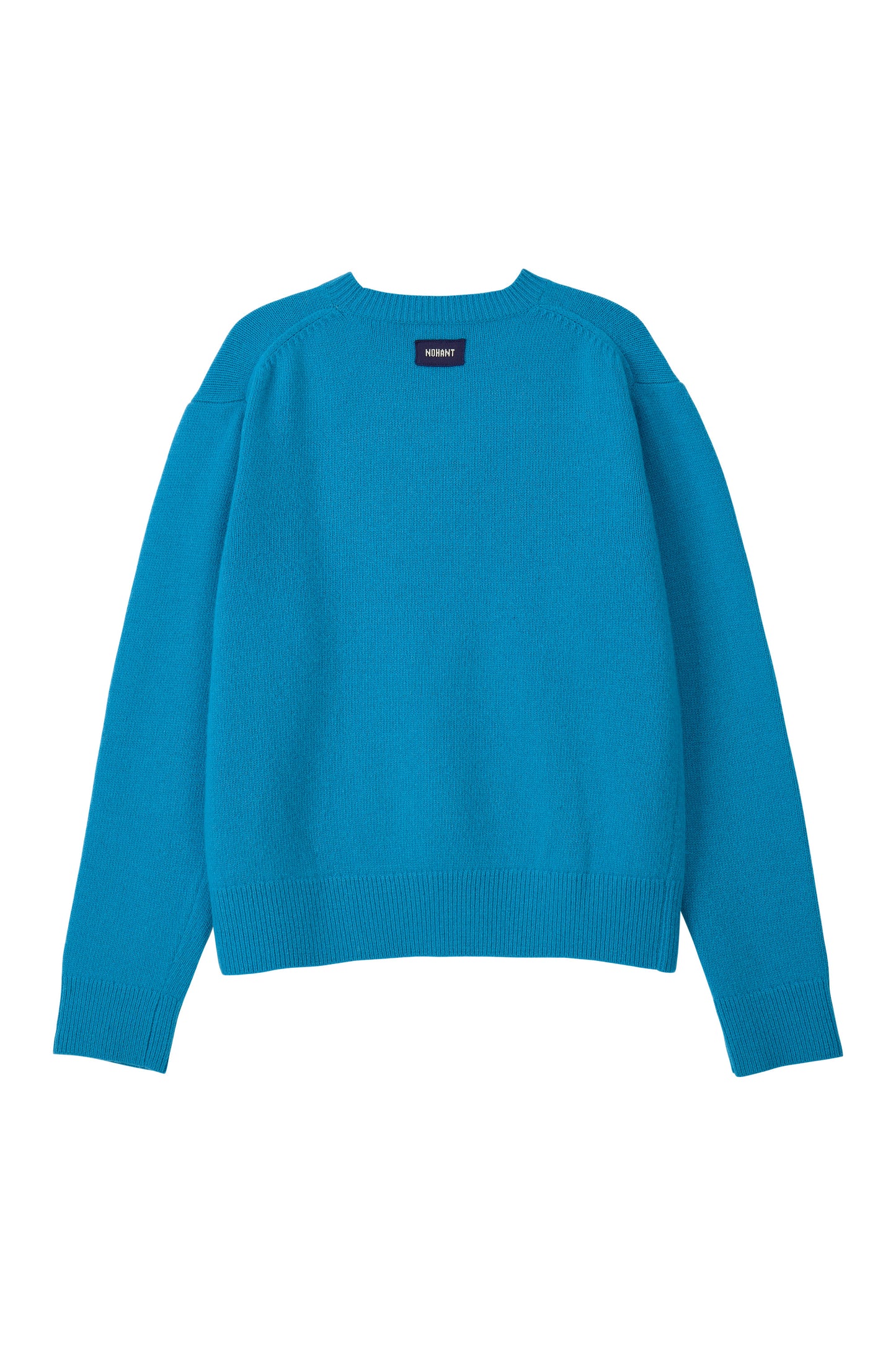 ESSENTIAL CASHMERE KNIT SWEATER BLUE