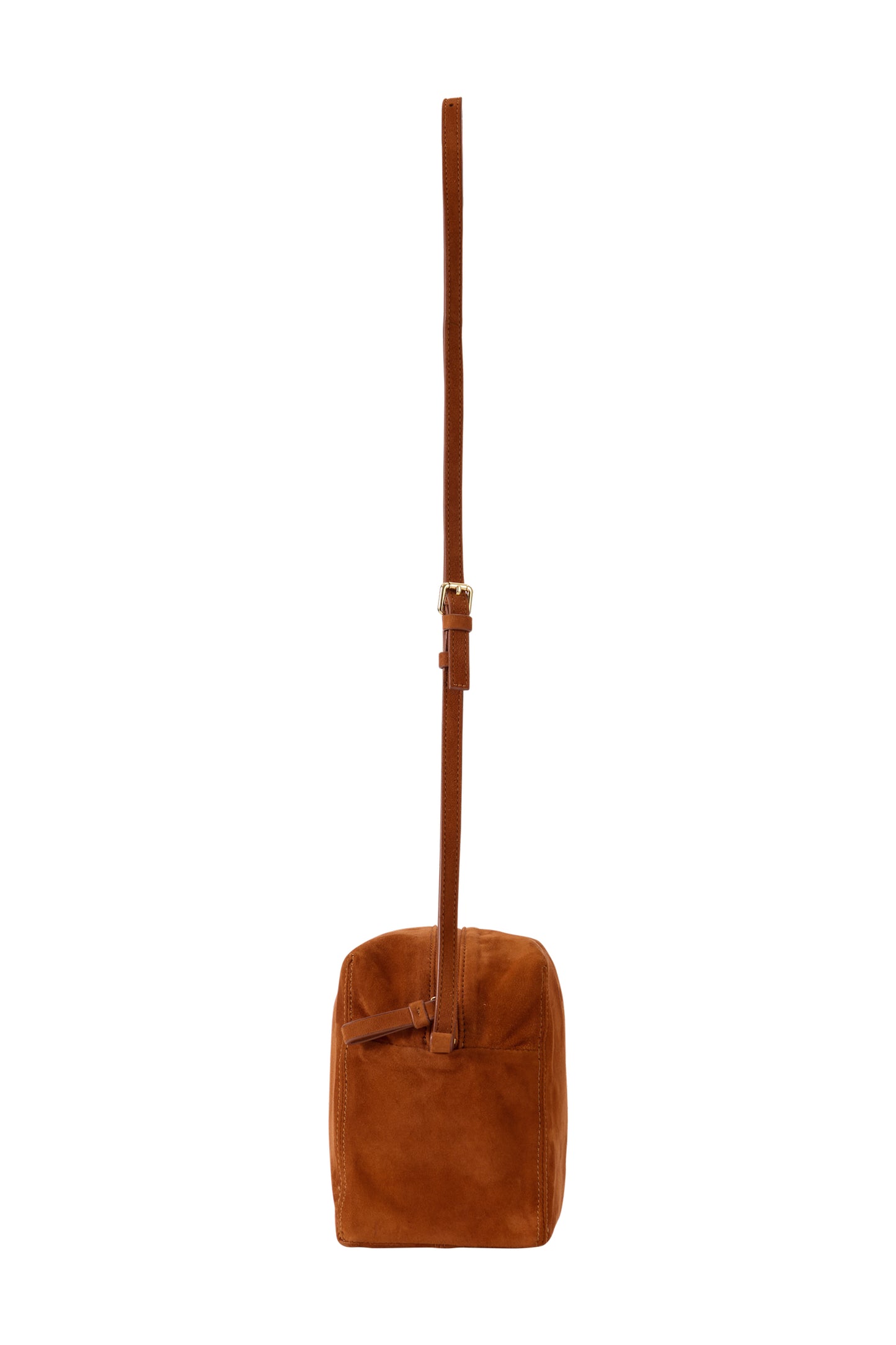 SUEDE PICNIC BAG CAMEL