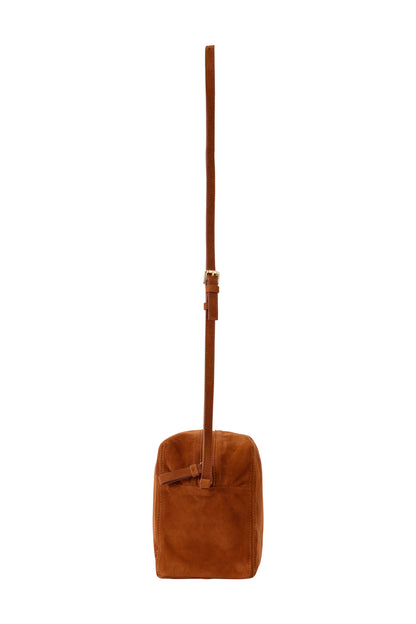 SUEDE PICNIC BAG CAMEL