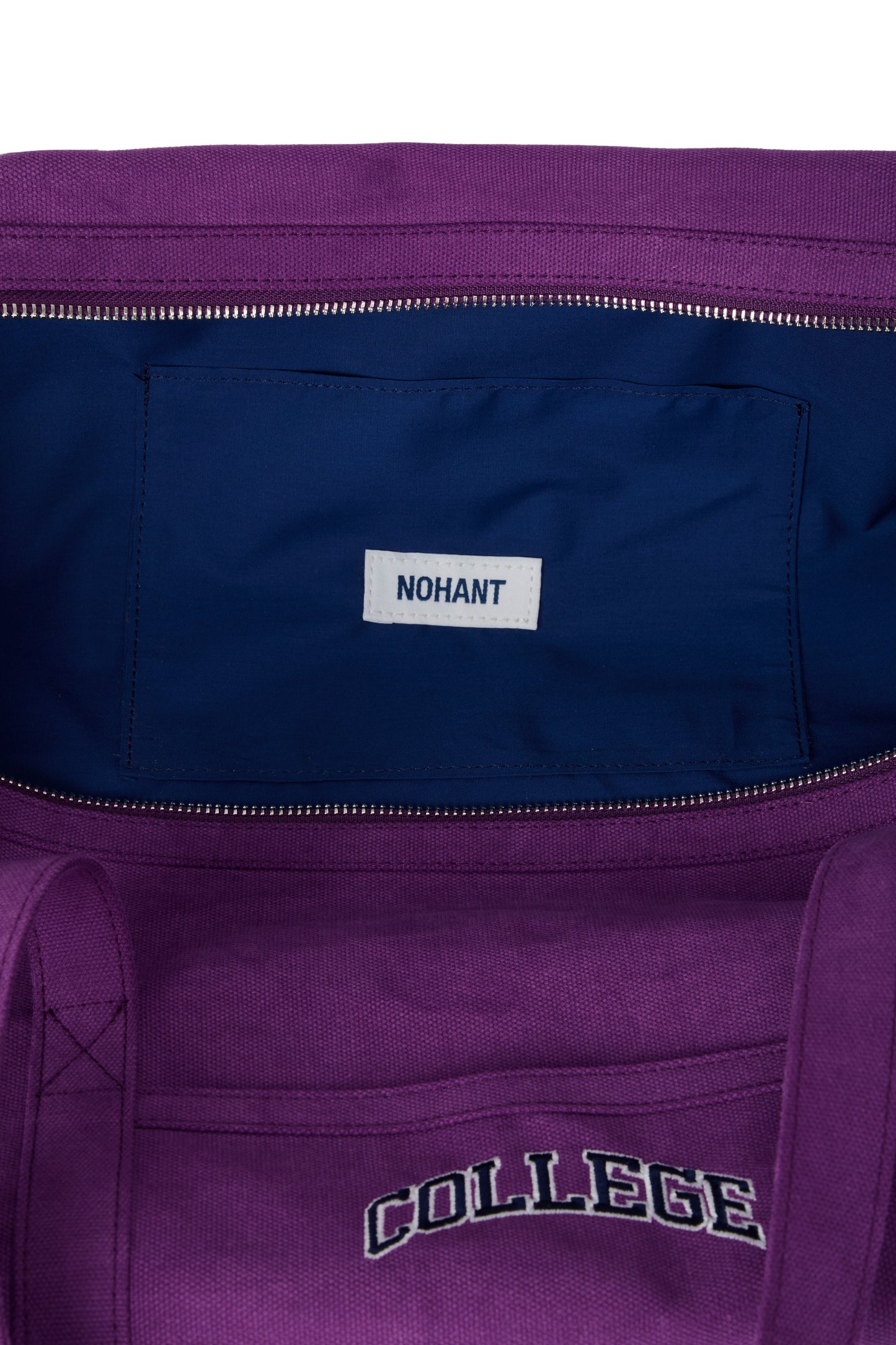 CANVAS DUFFEL BAG PURPLE