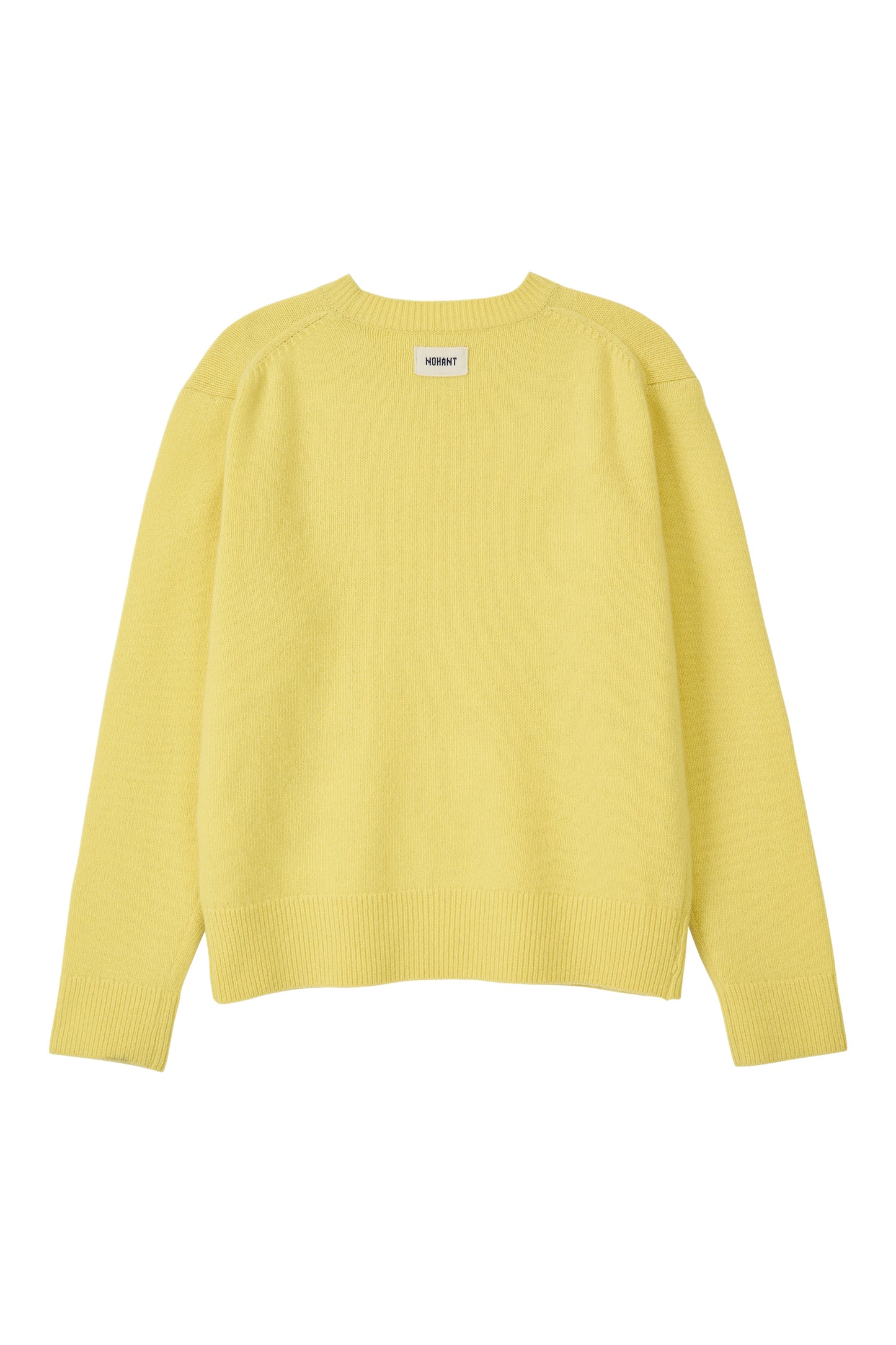 ESSENTIAL CASHMERE KNIT SWEATER LIME