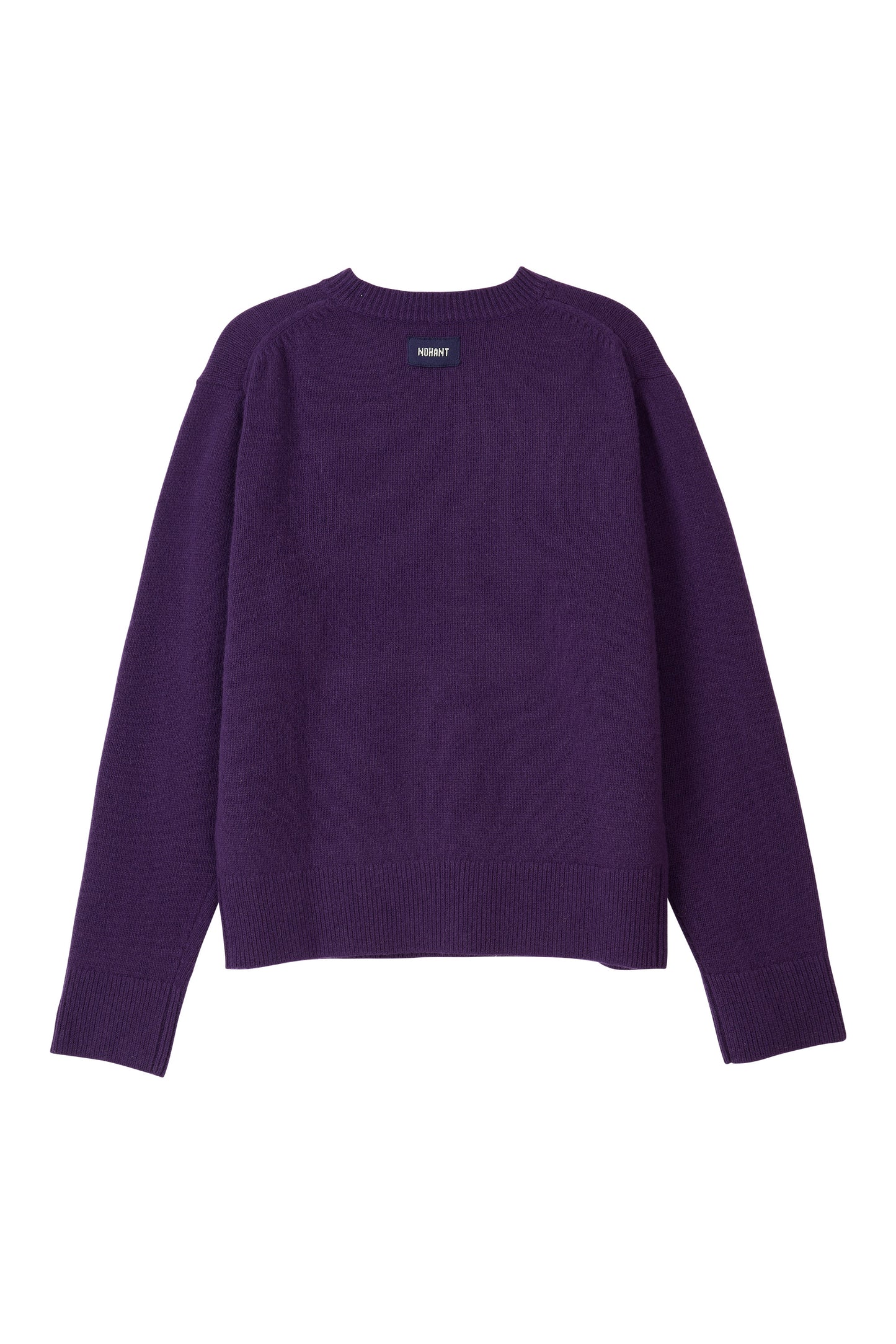 ESSENTIAL CASHMERE KNIT SWEATER PURPLE