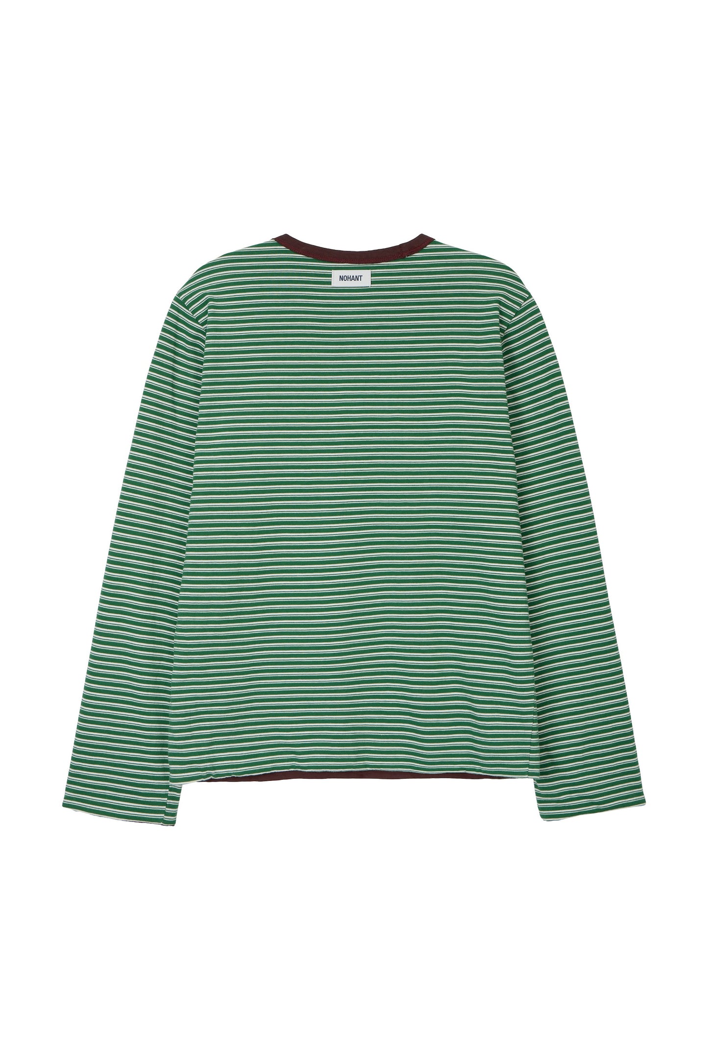 LONELY/LOVELY REVERSIBLE LONG SLEEVE T-SHIRT BURGUNDY