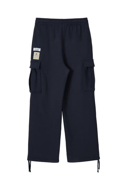 SWEAT UTILITY CARGO PANTS NAVY