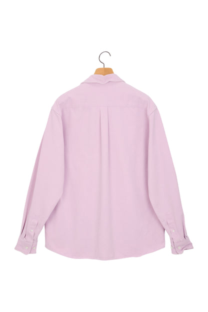 WIRE OXFORD WASHED SHIRT PINK