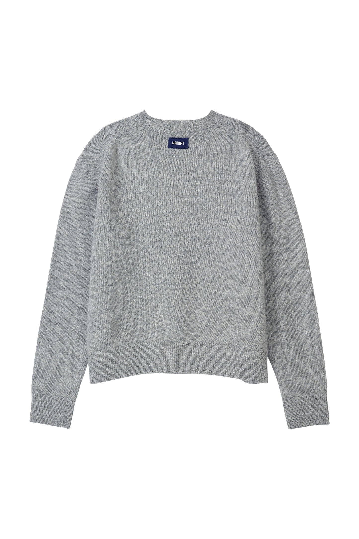 ESSENTIAL CASHMERE KNIT SWEATER GRAY