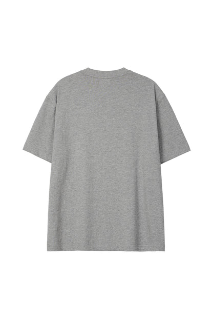 COLLEGE LOGO T-SHIRT GRAY