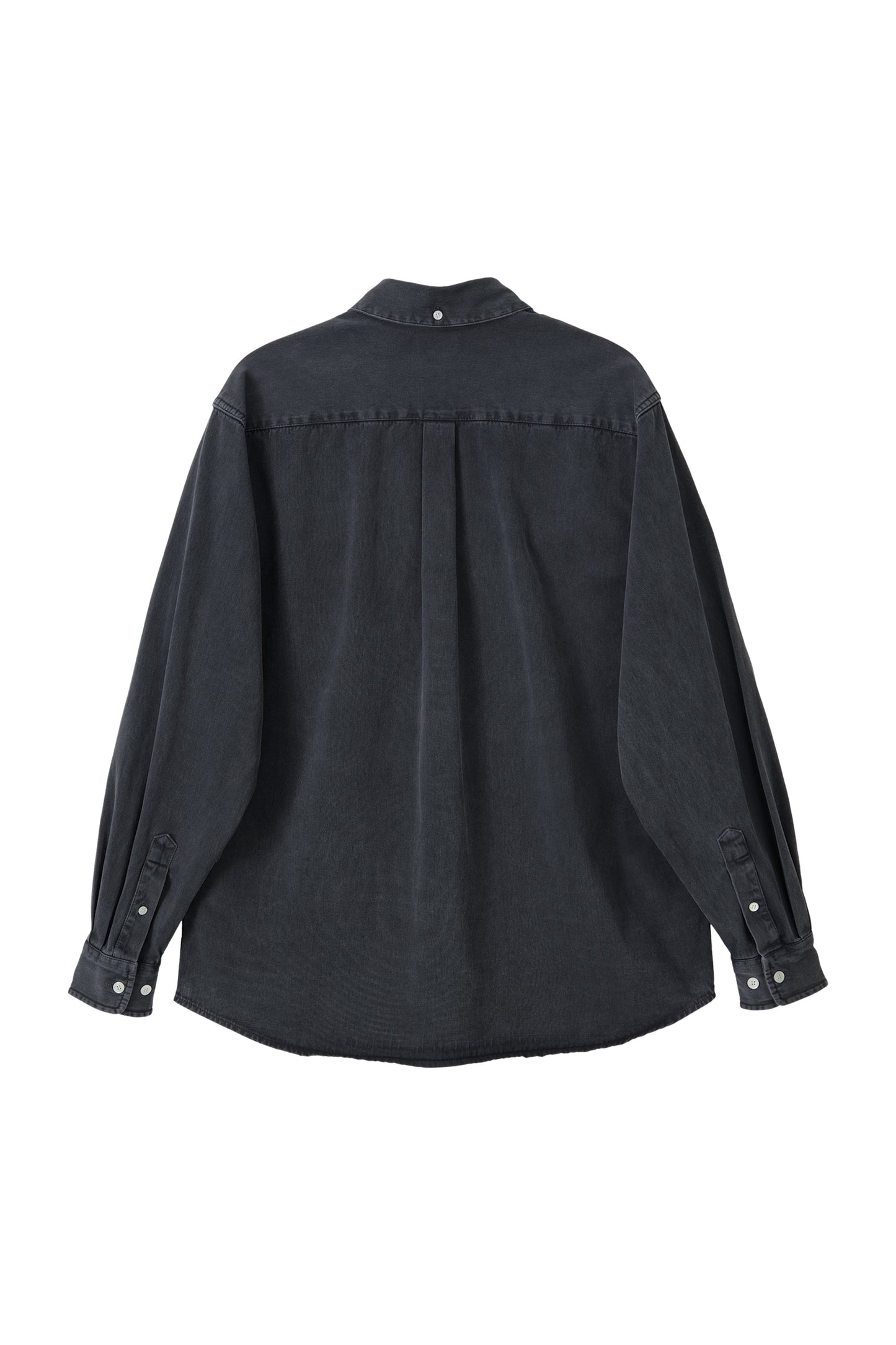 WASHED OXFORD SHIRT CHARCOAL