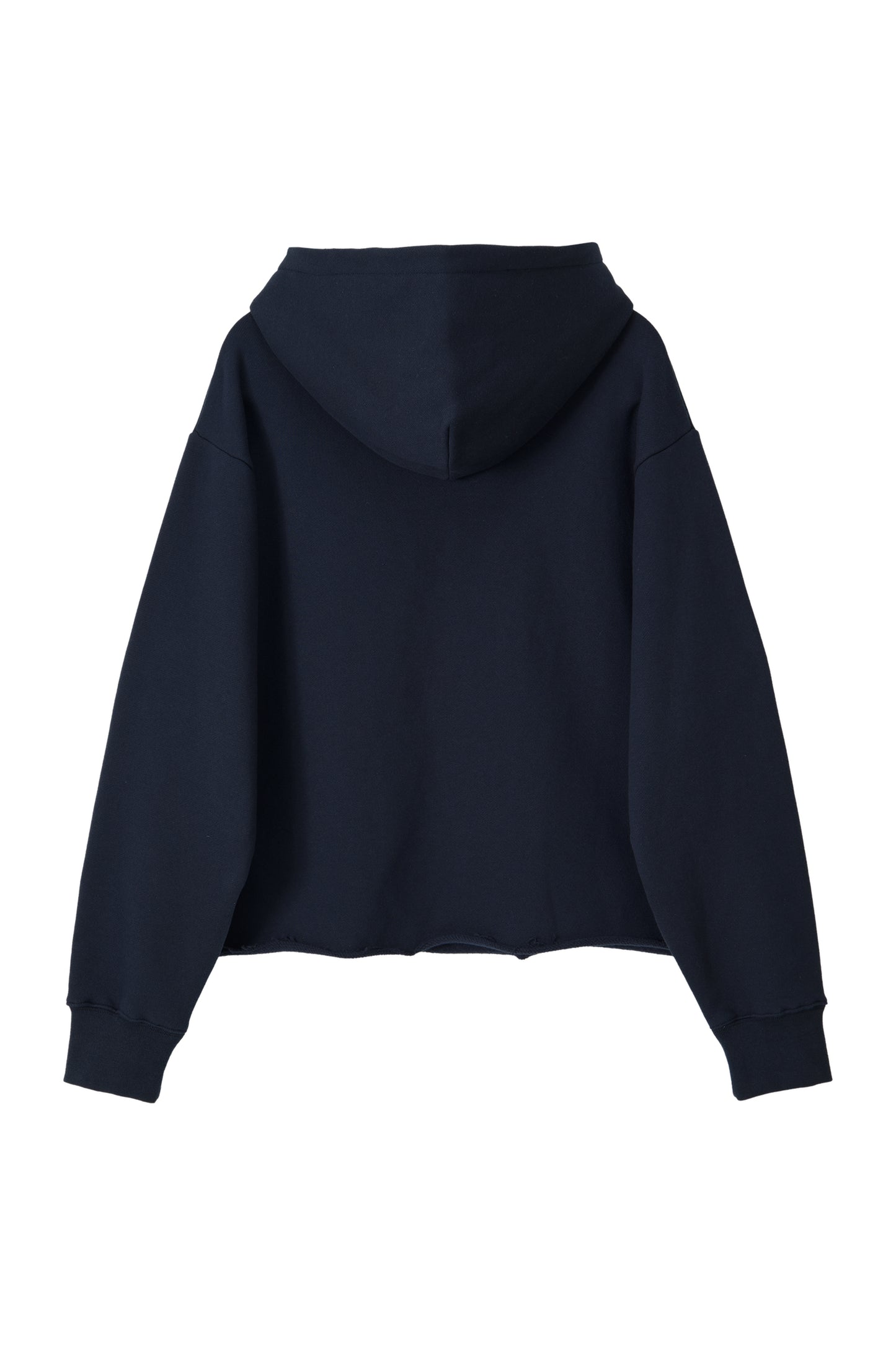 LONELY/LOVELY FELT HOODIE ZIP-UP NAVY