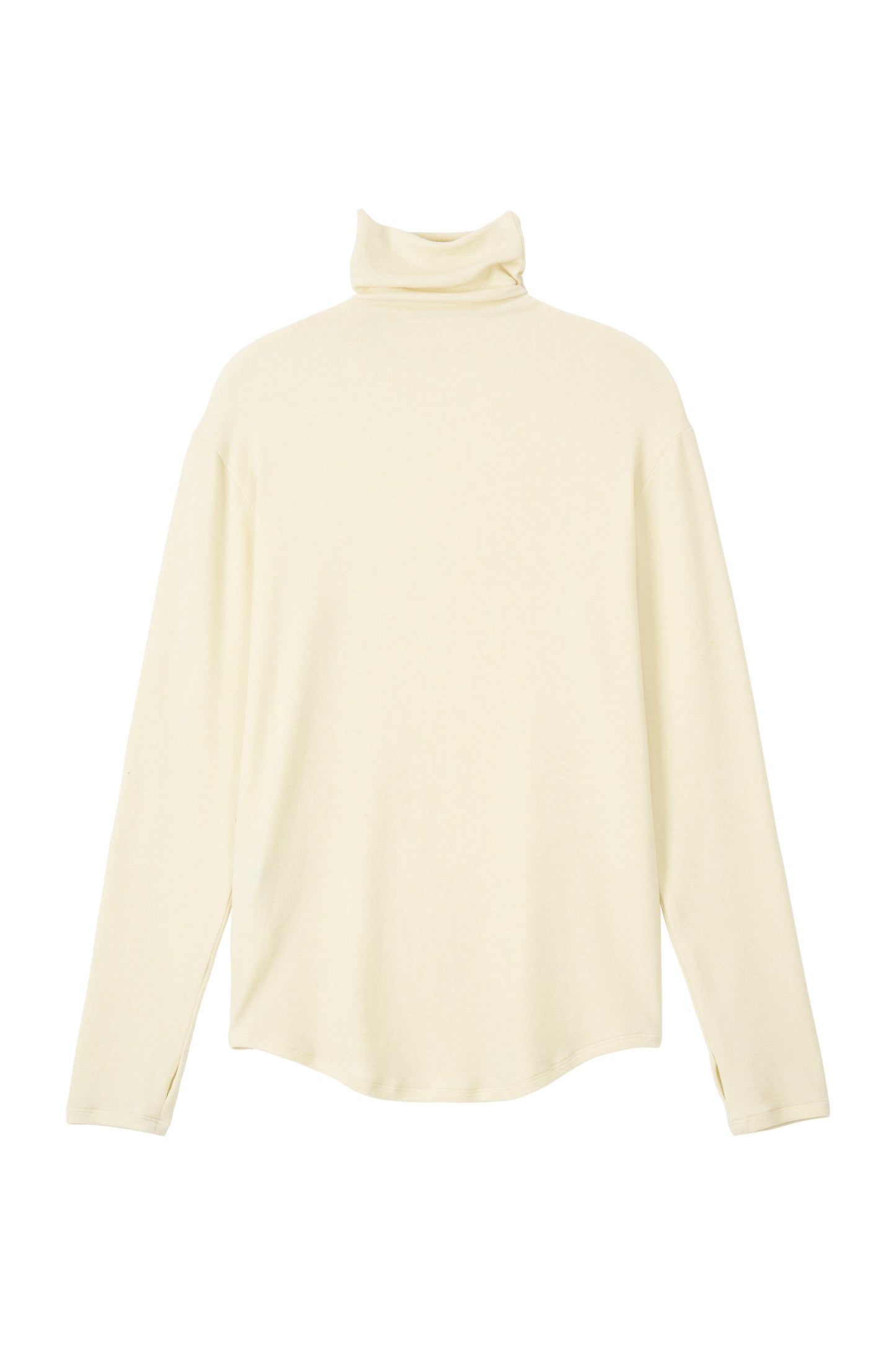 SOFT TURTLENECK T-SHIRT IVORY