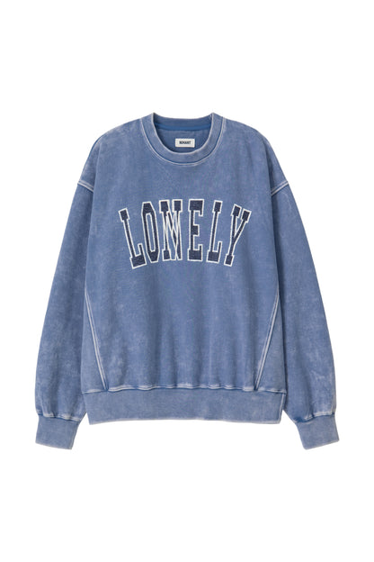 LONELY/LOVELY WASHED SWEATSHIRT BLUE