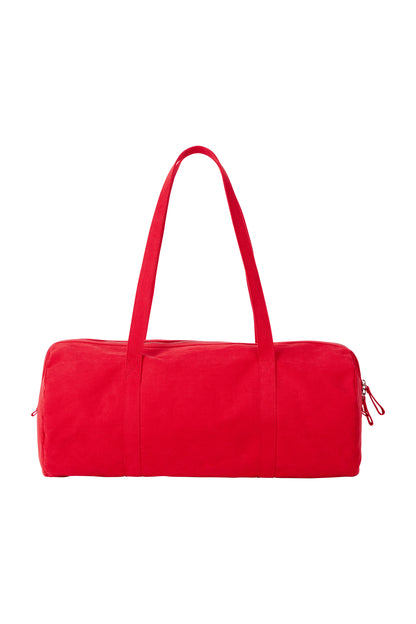 CANVAS DUFFEL BAG RED