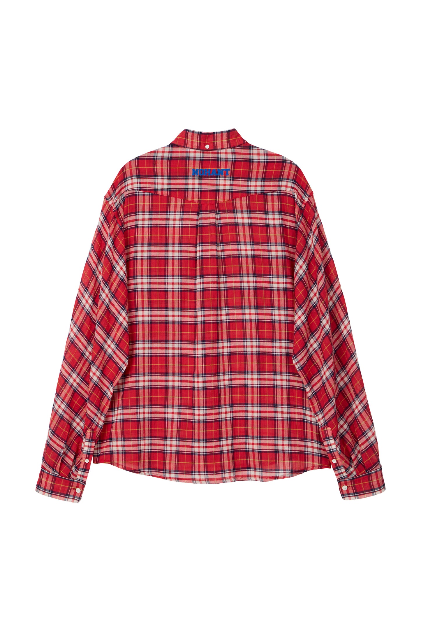 SOFT SHEER CHECK SHIRT RED