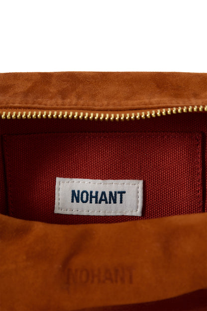 SUEDE PICNIC BAG CAMEL