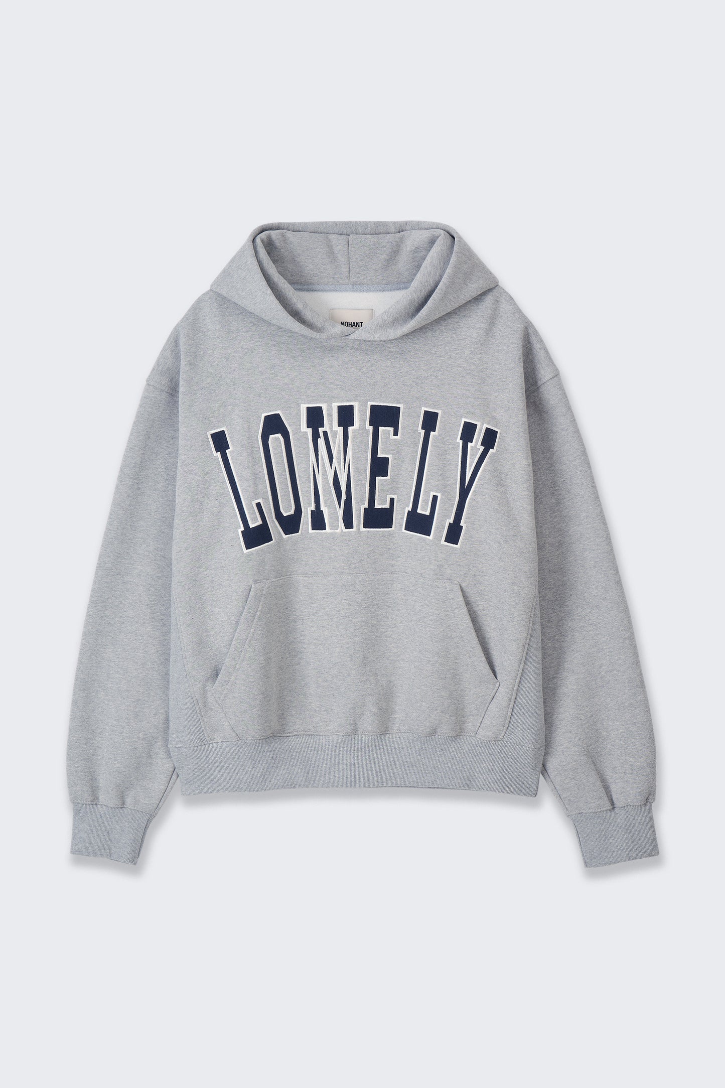LONELY/LOVELY FLUFF HOODIE GRAY