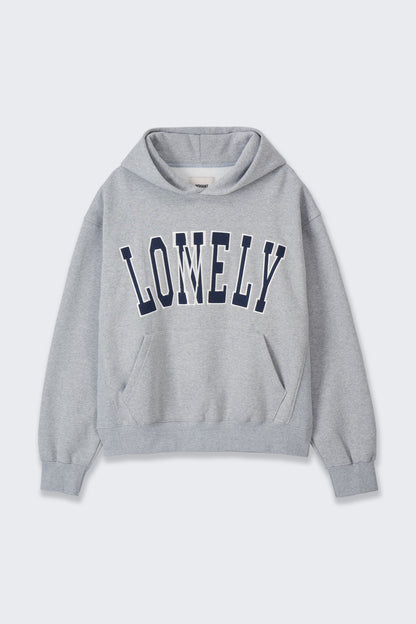 LONELY/LOVELY FLUFF HOODIE GRAY