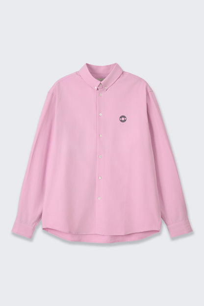 LOGO OXFORD SHIRT PINK