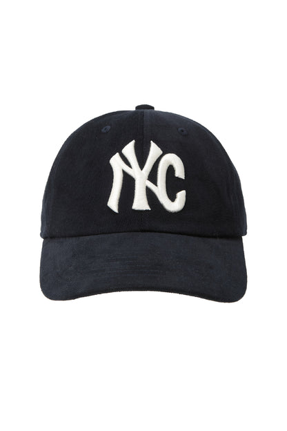 NYC HEAVY COTTON BALL CAP NAVY