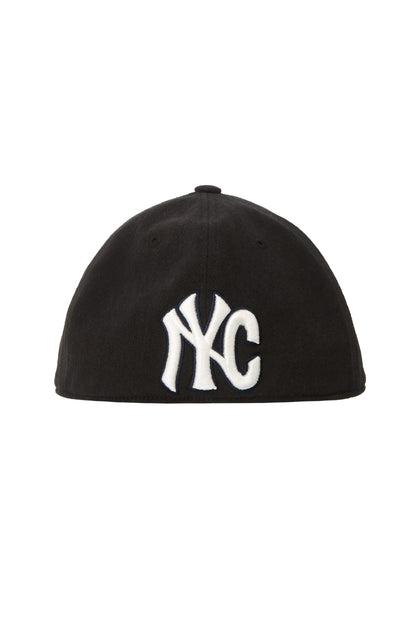 NYC FITTED CAP BLACK