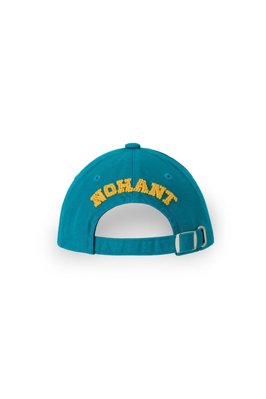 BACK PIXEL LOGO BALL CAP TEAL GREEN