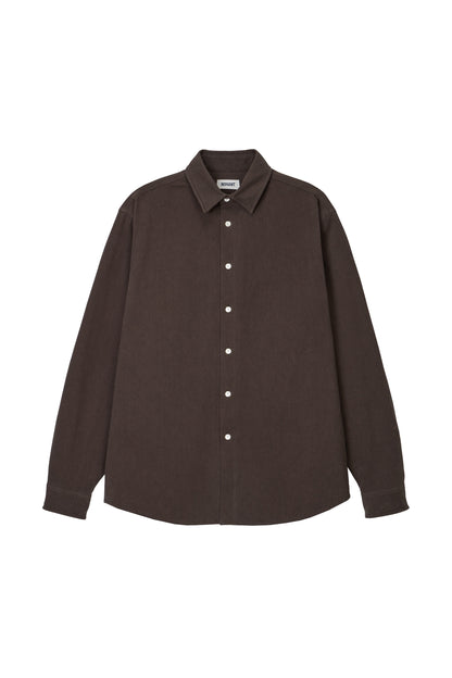 WIRE OXFORD SHIRT BROWN