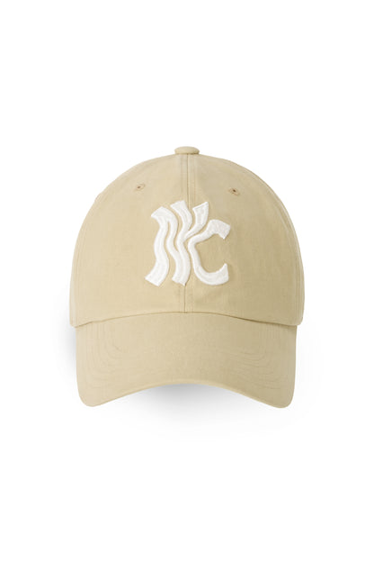 WAVE CITY NYC WASHED BALL CAP BEIGE