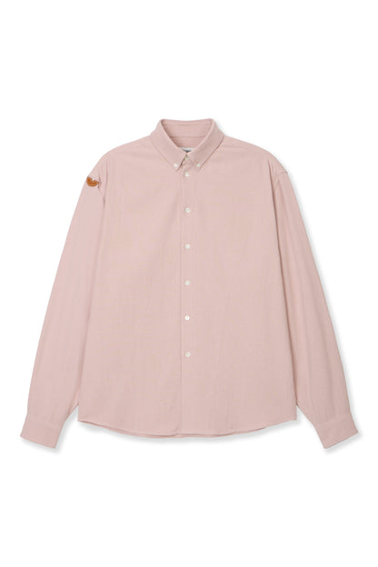 WORN-IN BUTTON DOWN SHIRT PINK