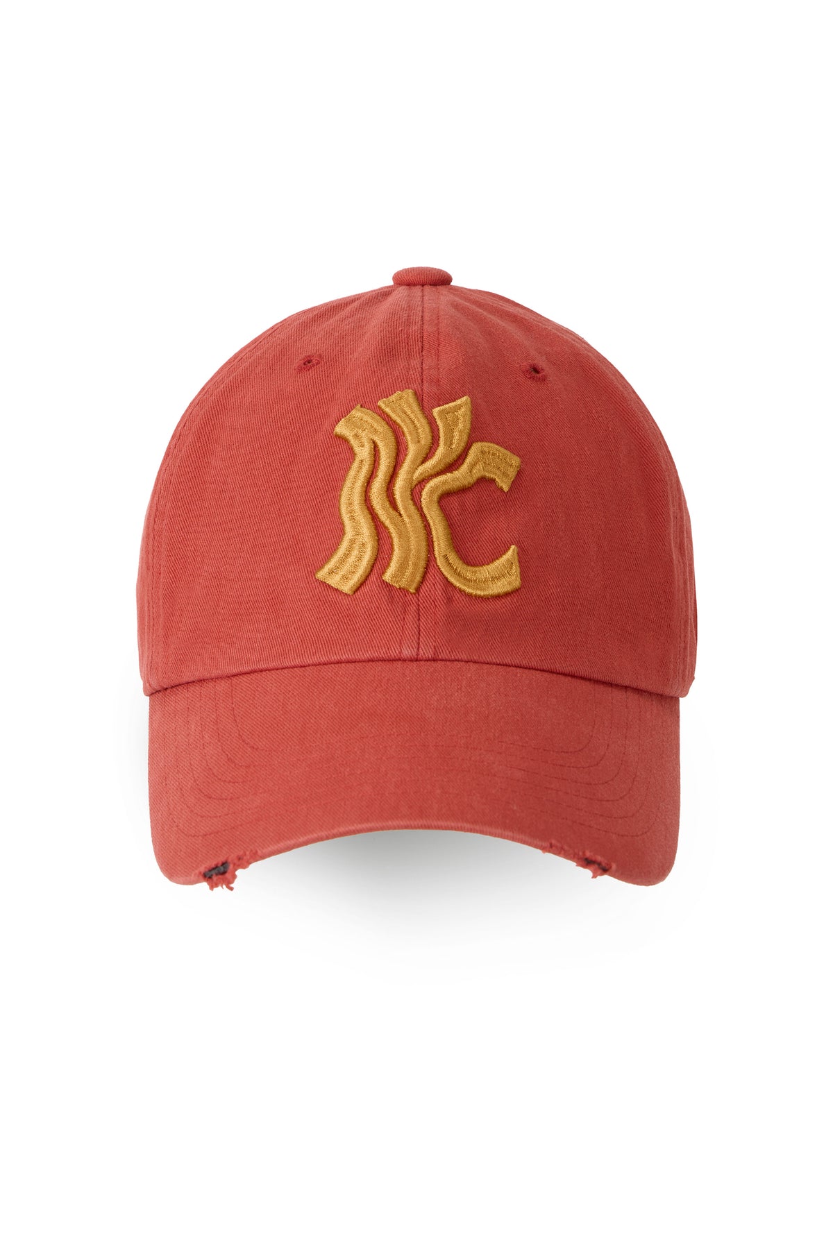 WAVE CITY NYC WASHED BALL CAP RED