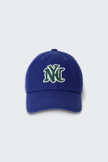 NYC FELT LOGO BALL CAP BLUE