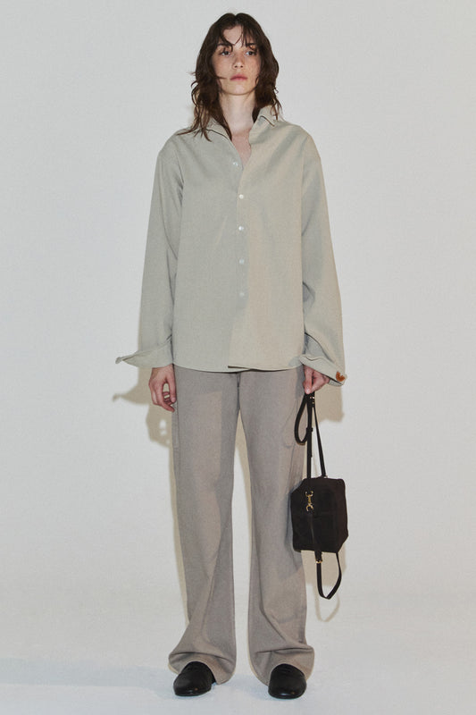 SUEDE PICNIC BAG BROWN(COMING SOON)