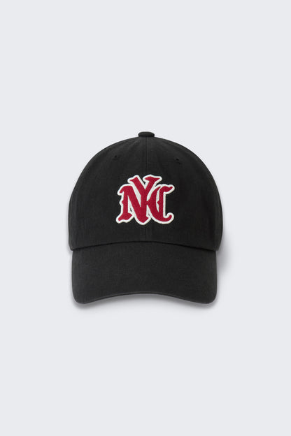 NYC FELT LOGO BALL CAP BLACK