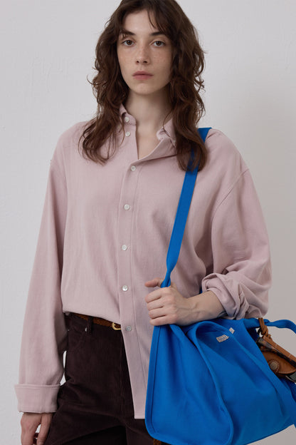 WORN-IN BUTTON DOWN SHIRT PINK