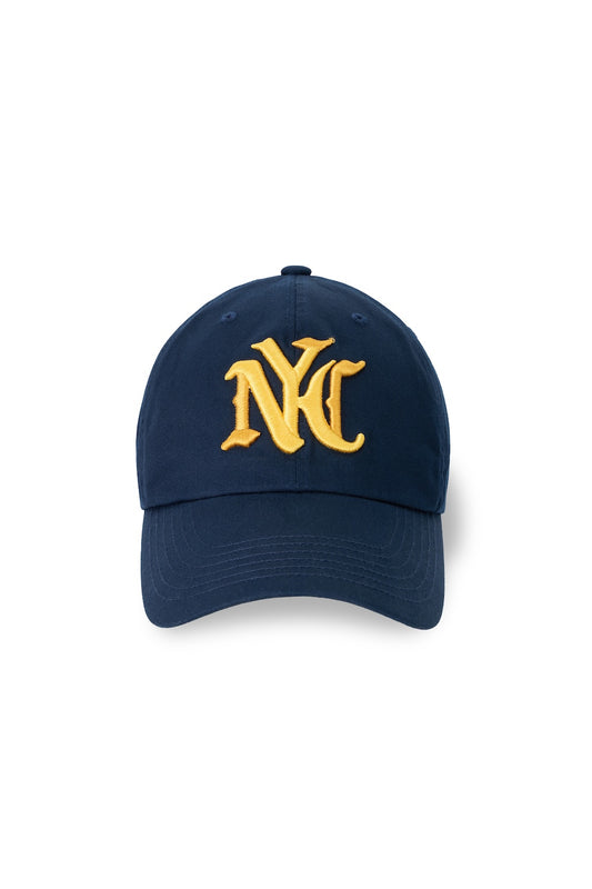 NYC EMBROIDERED BALL CAP NAVY
