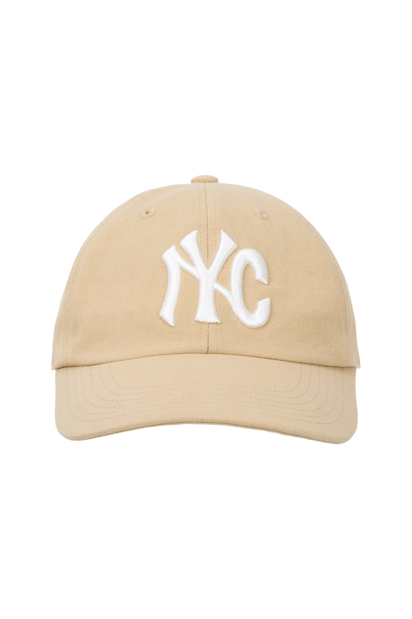 NYC WASHED BALL CAP BEIGE