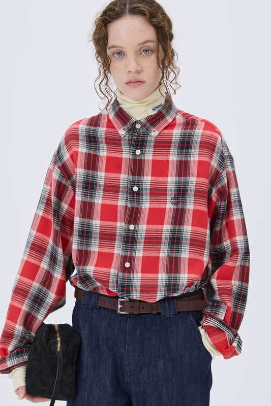 WESTERN CHECK SHIRT RED