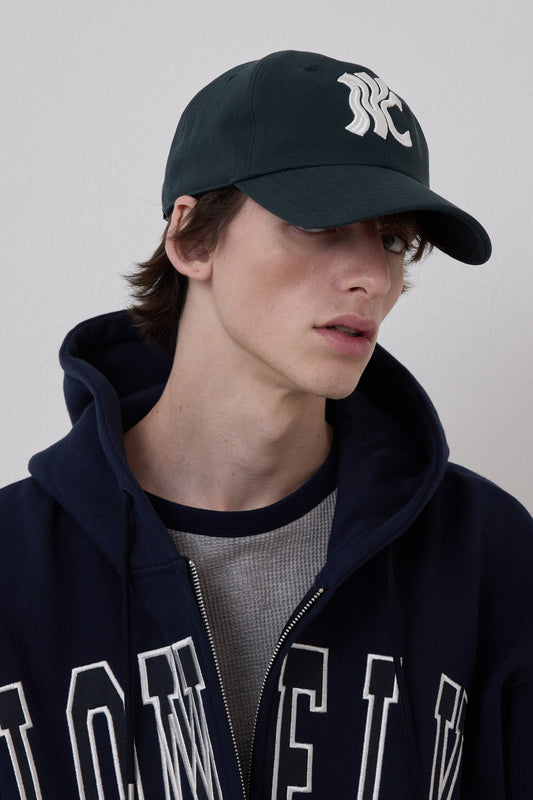 WAVE CITY NYC WASHED BALL CAP NAVY